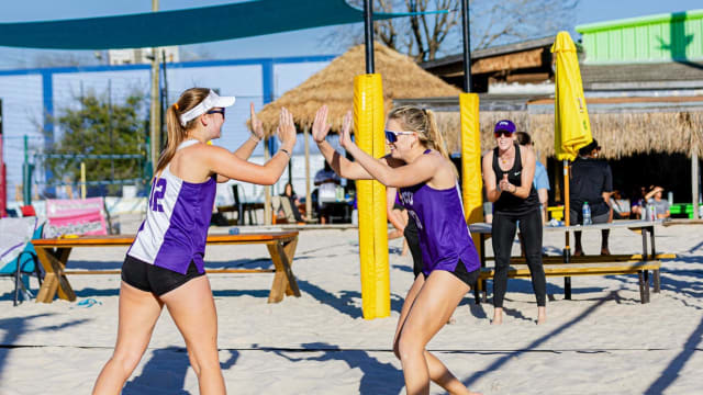 TCU Beach Volleyball, Third Coast Classic February 24, 2024.